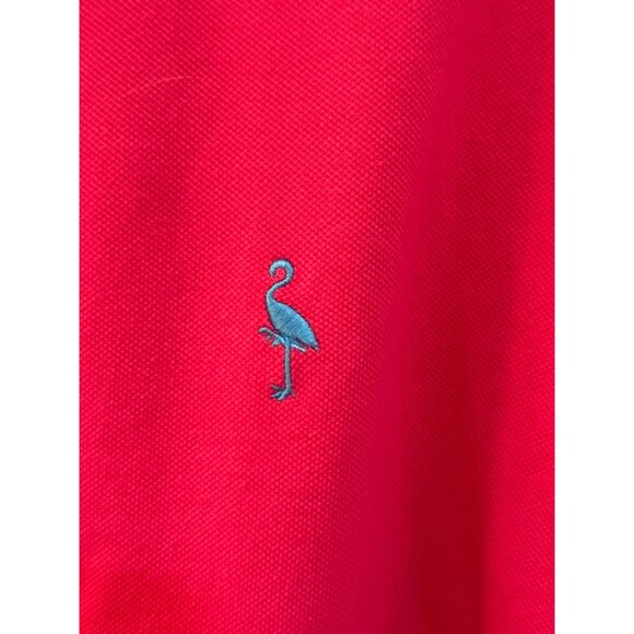 Tailorbyrd  Hot Pink Polo Shirt Mens XXL Flamingo Logo Golf Business Casual Prep - Picture 6 of 7